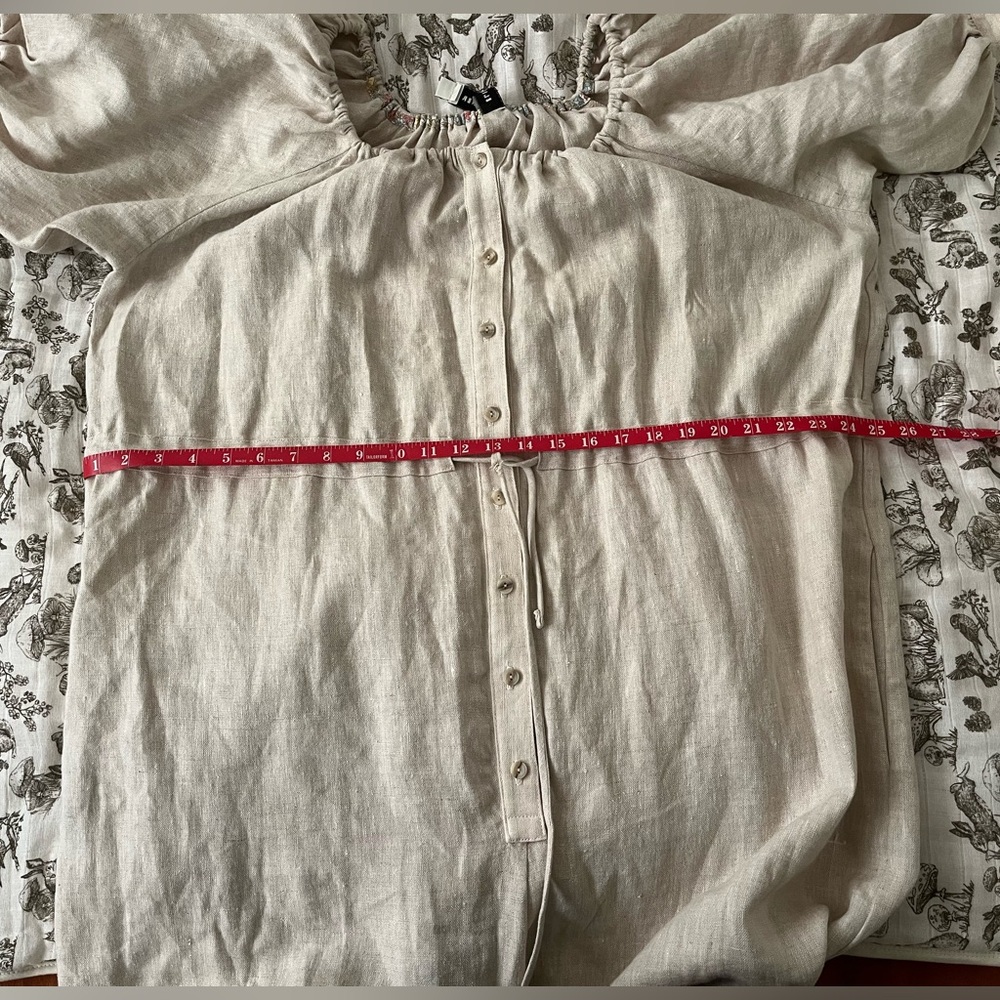Eliza Faulkner linen jumpsuit M/L - Picture 5 of 5